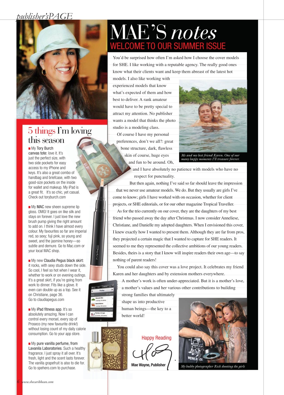 She Caribbean Preview Pages