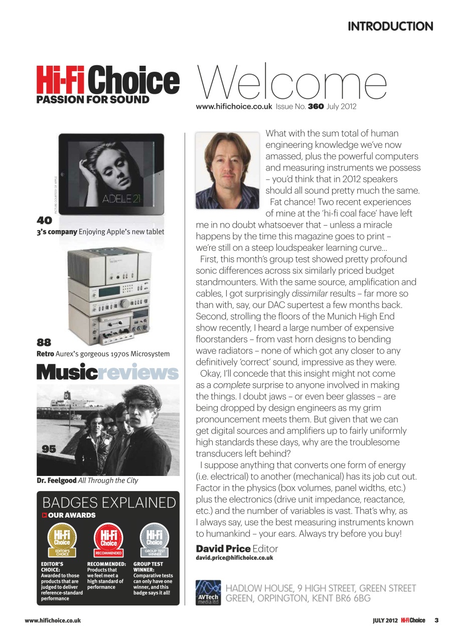 Hi-Fi Choice Preview Pages