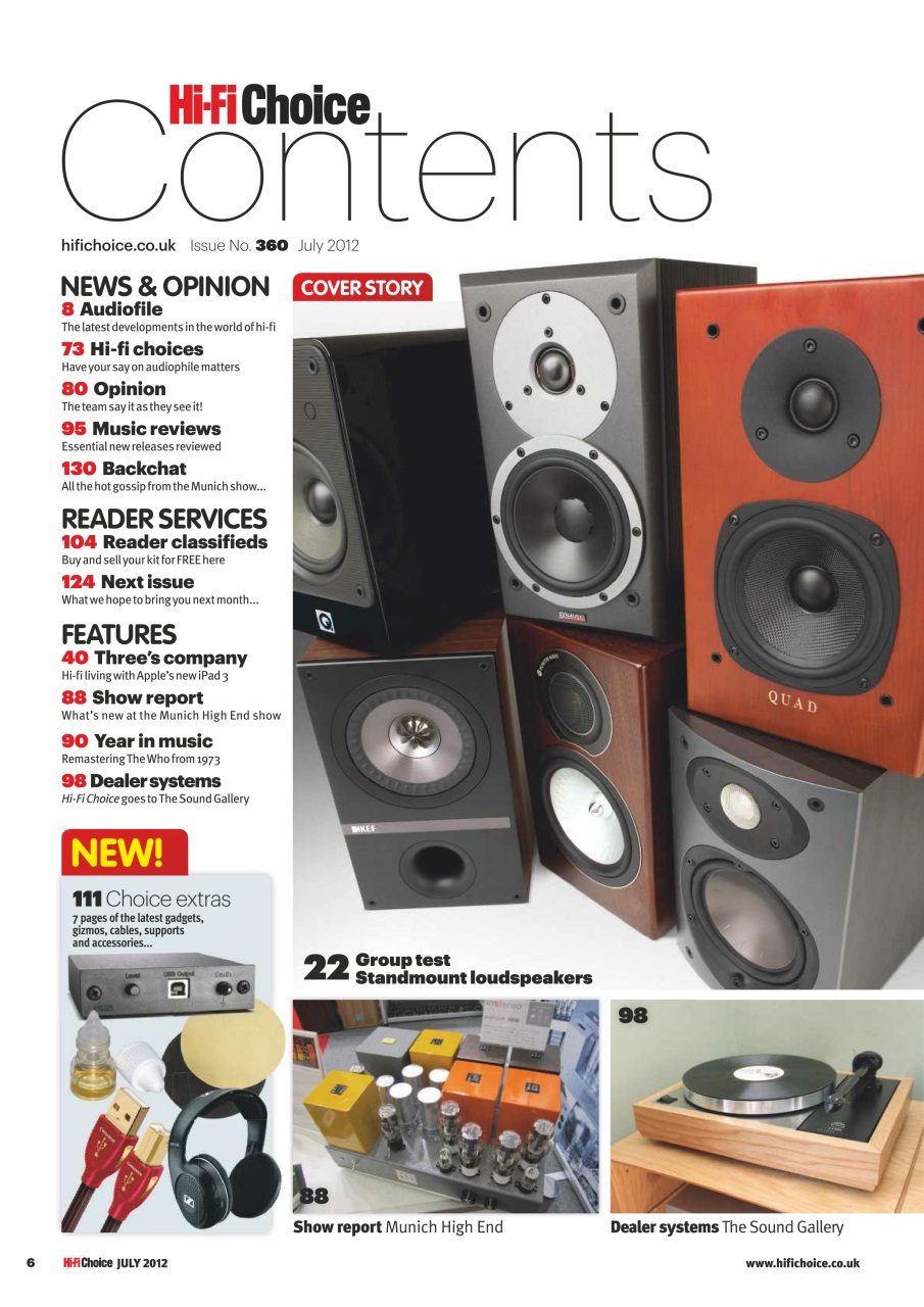 Hi-Fi Choice Preview Pages