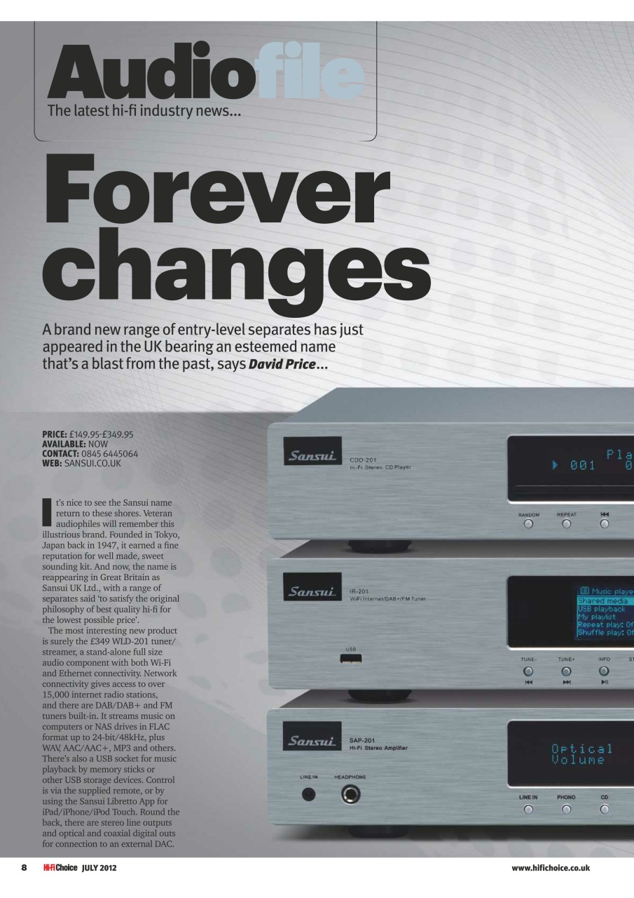 Hi-Fi Choice Preview Pages