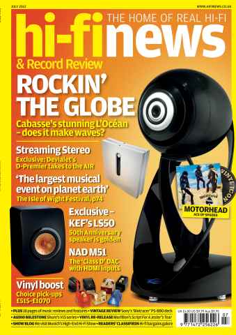 Hi-Fi News issue July 2012