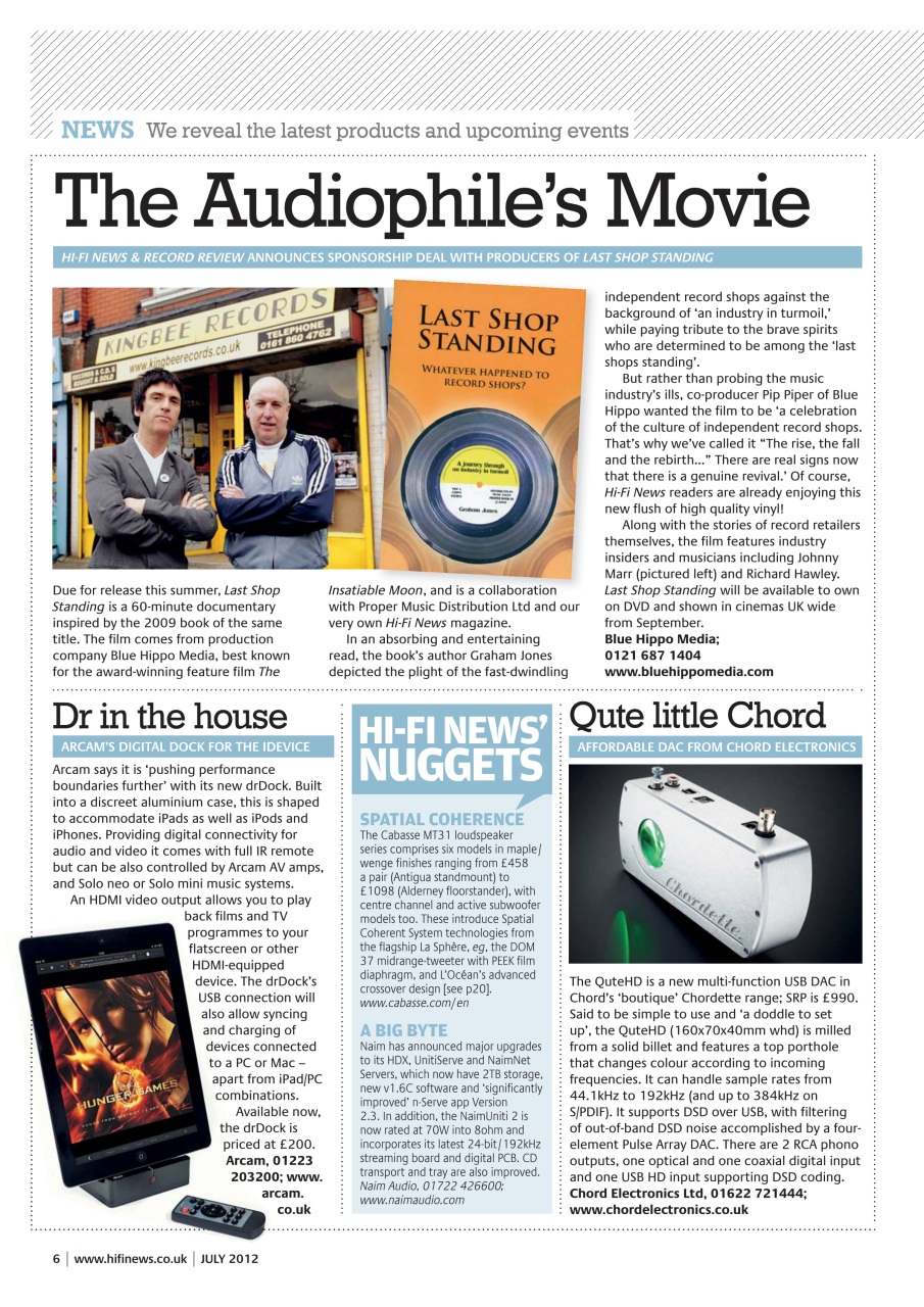 Hi-Fi News Preview Pages