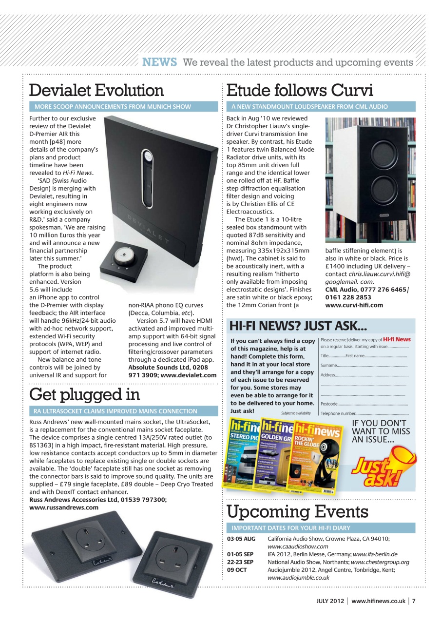 Hi-Fi News Preview Pages