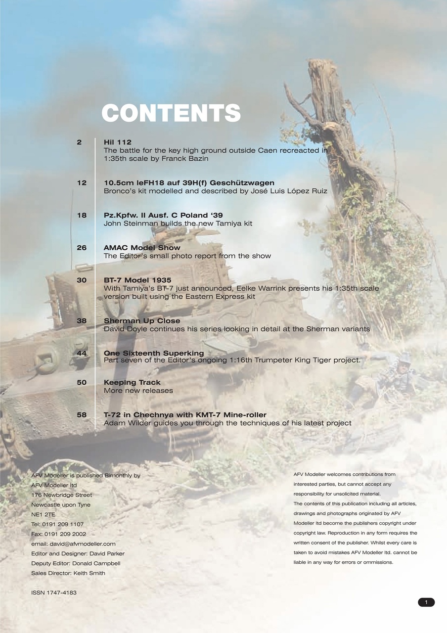 Meng AFV Modeller Preview Pages