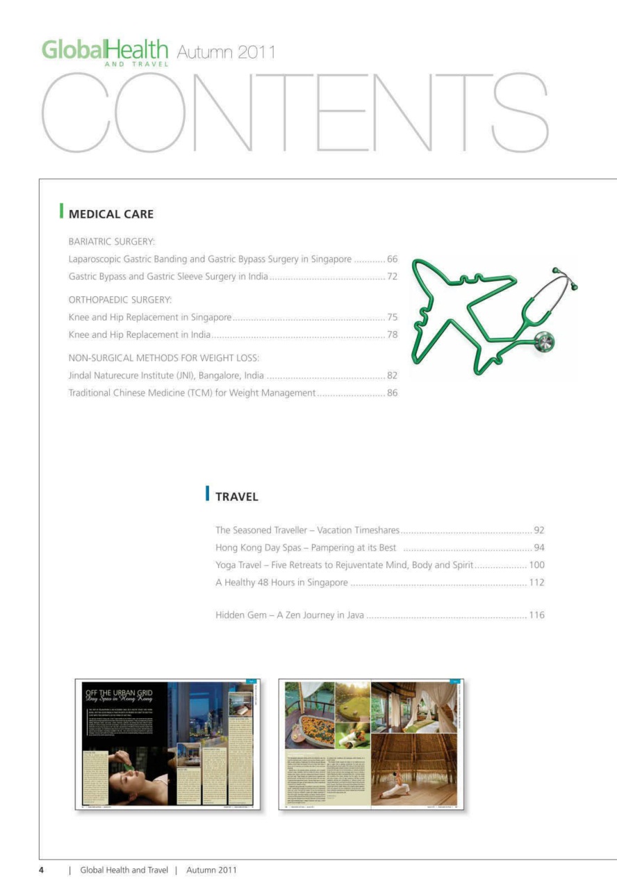 Global Health and Travel Preview Pages