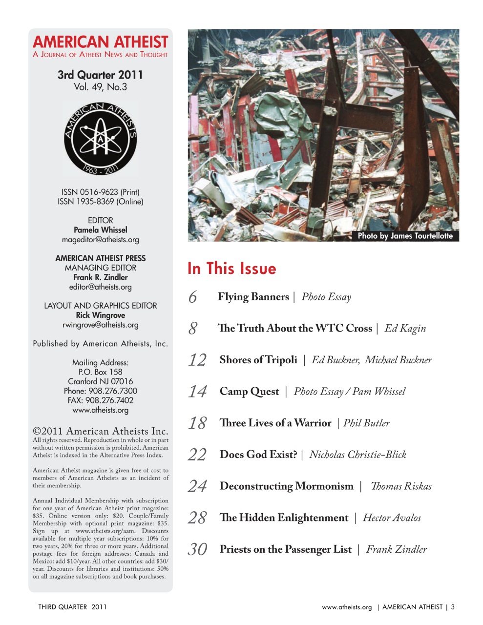 American Atheist Preview Pages