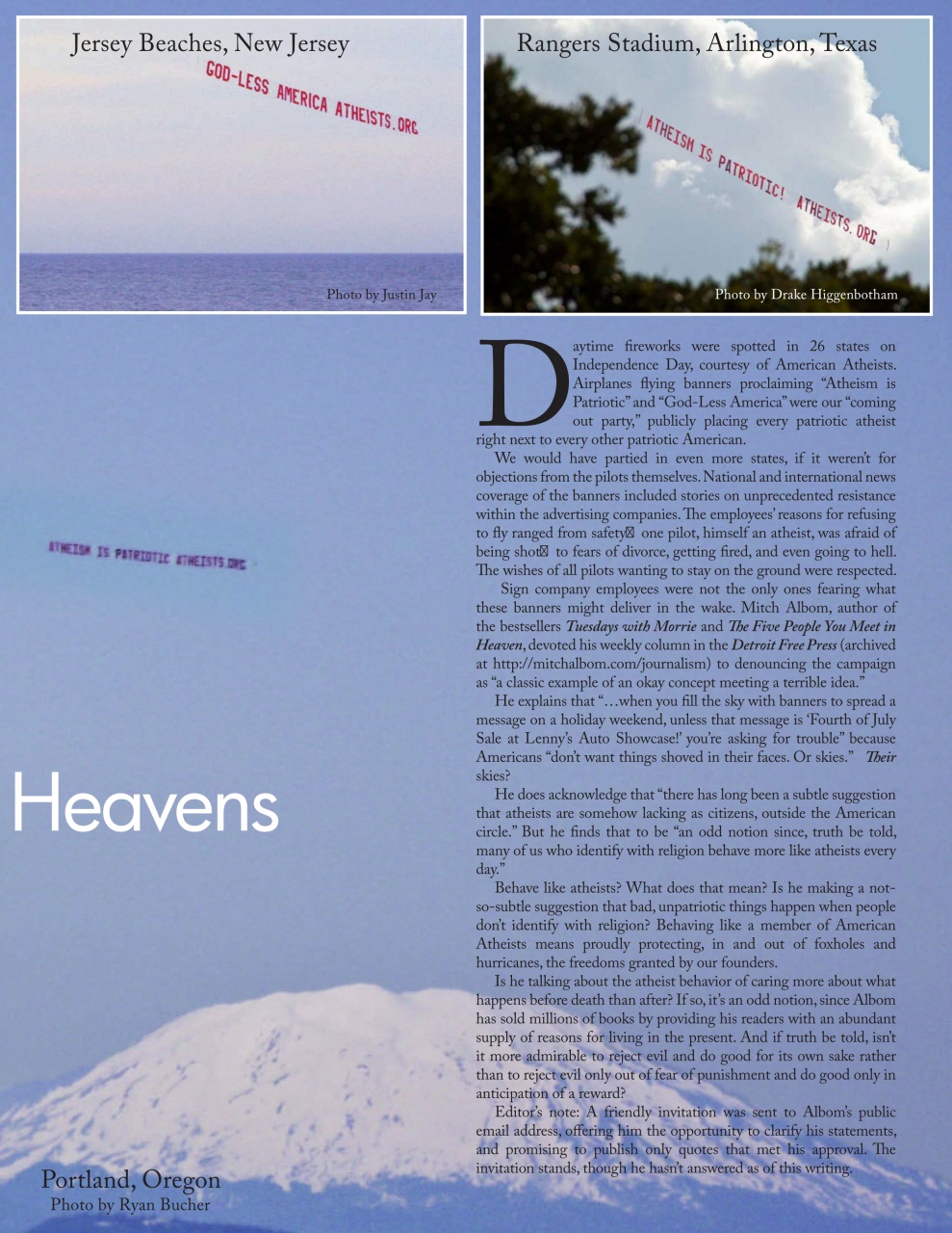 American Atheist Preview Pages