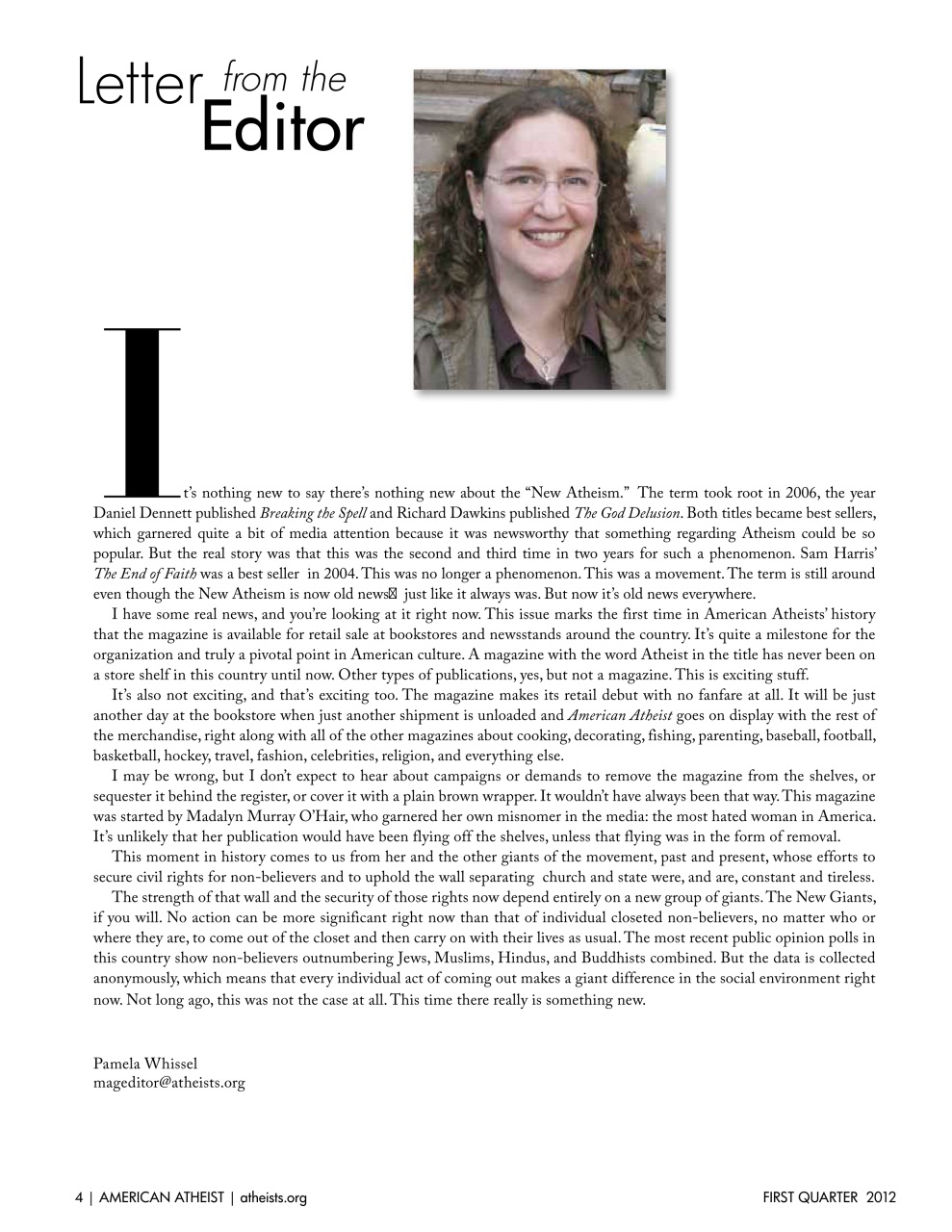 American Atheist Preview Pages