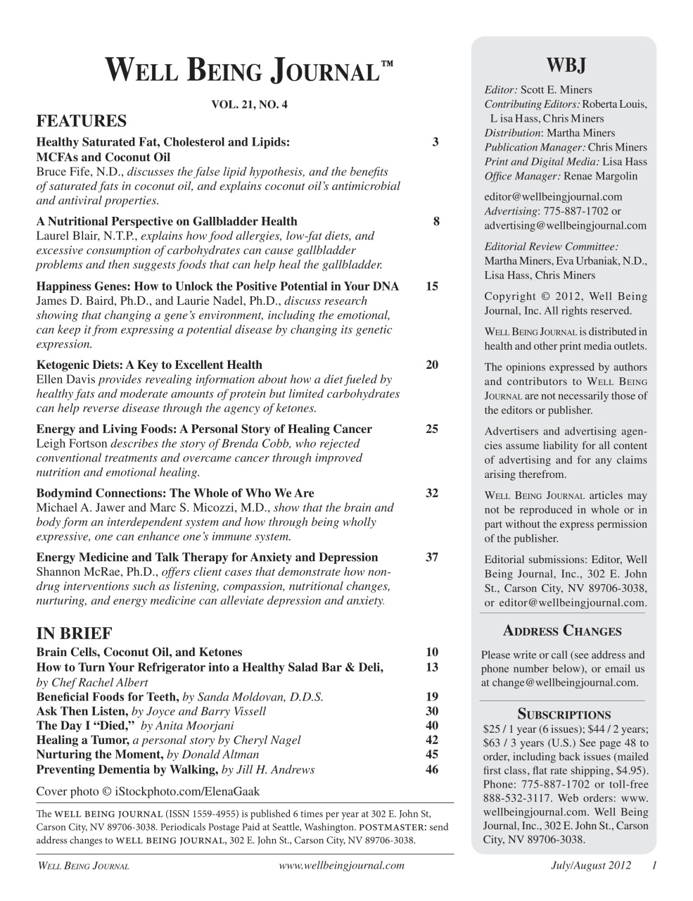 Well Being Journal Preview Pages