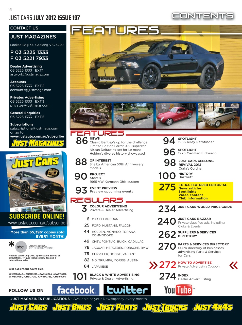JUST CARS Preview Pages