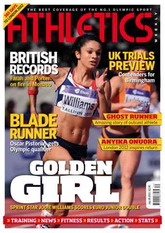 AW – Athletics Weekly Magazine issue AW July 28 2011