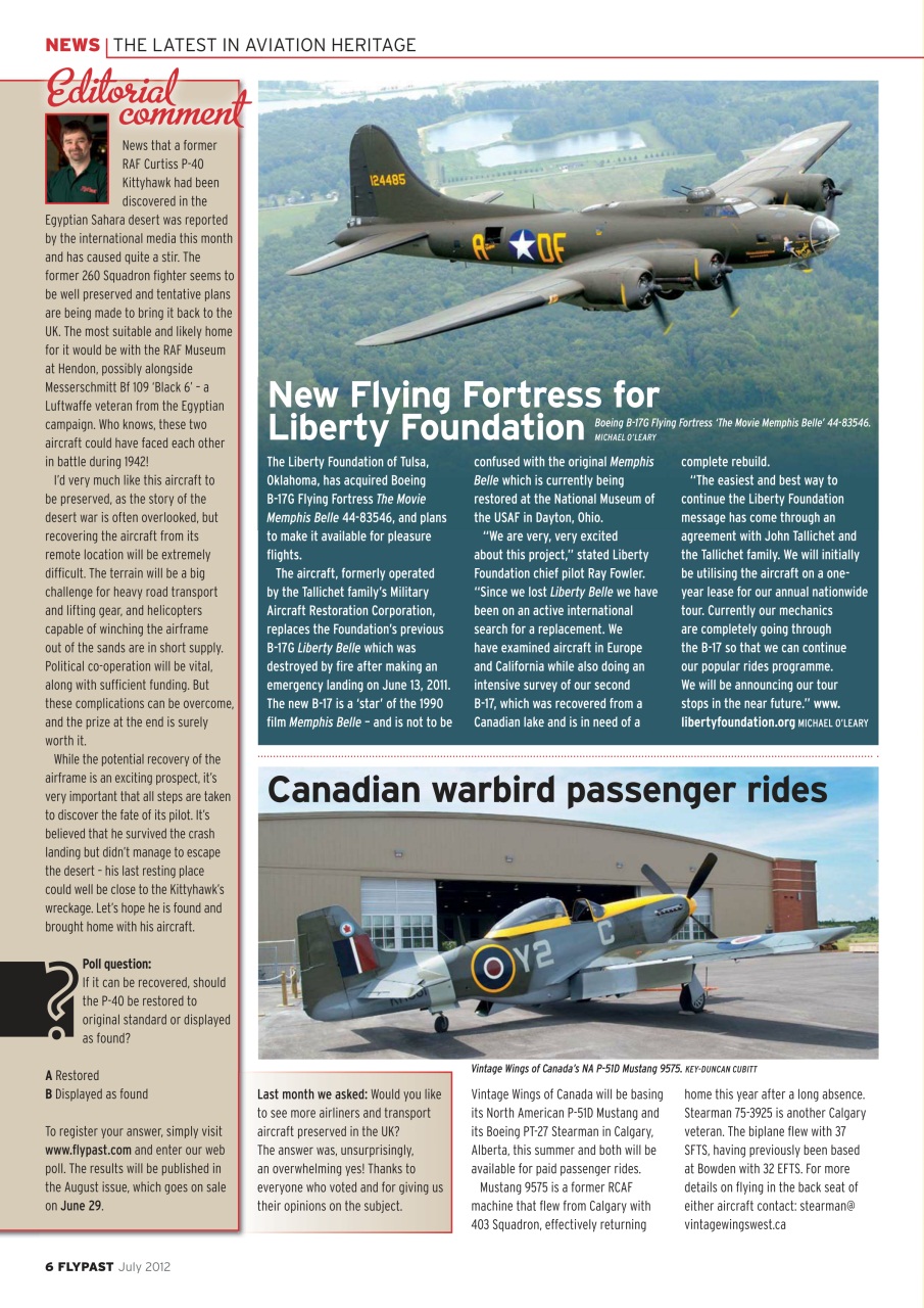 FlyPast Preview Pages