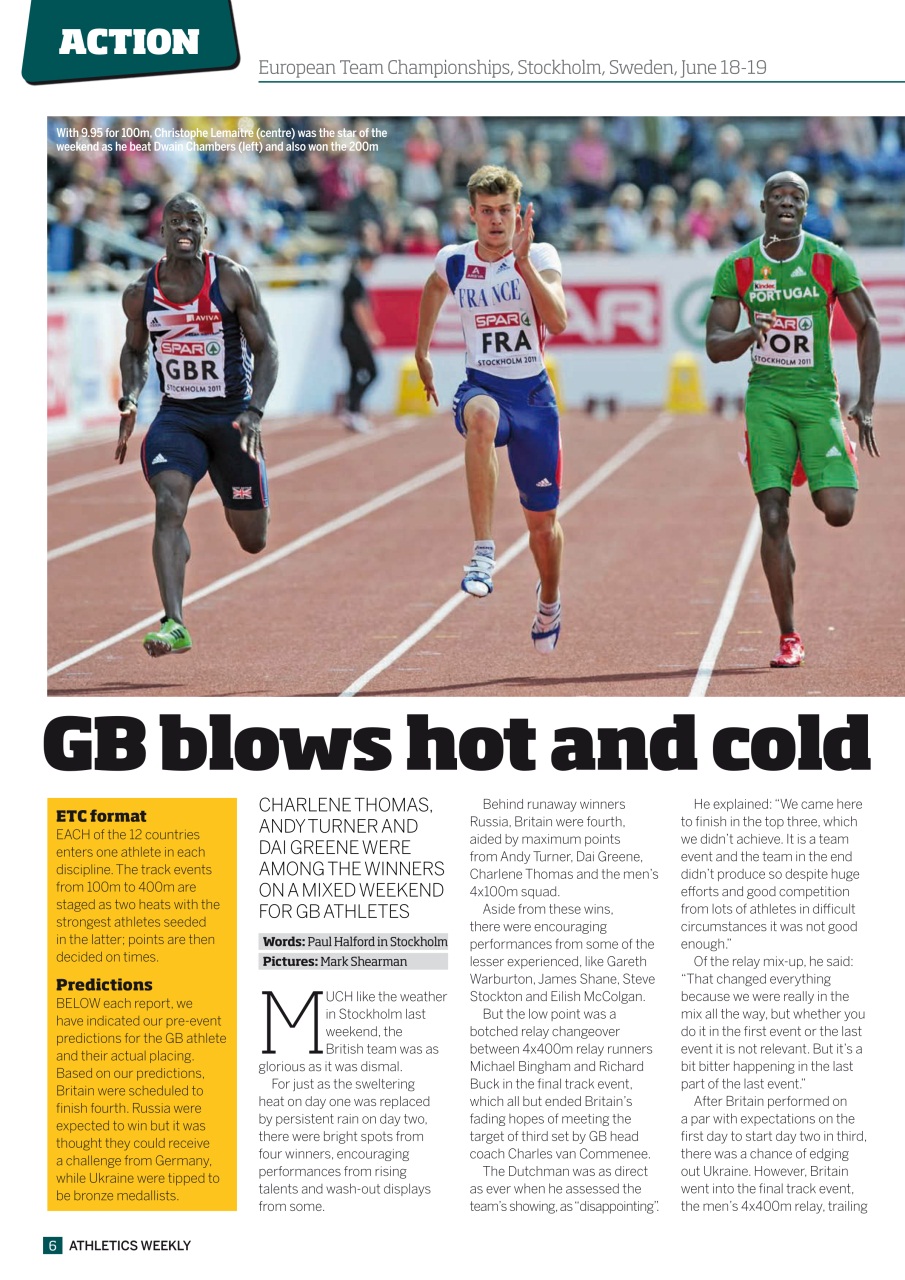 AW – Athletics Weekly Magazine Preview Pages