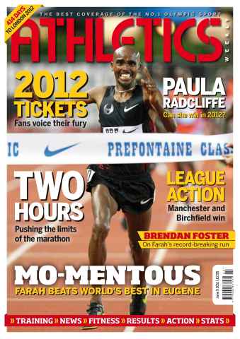 AW – Athletics Weekly Magazine issue AW June 9 2011