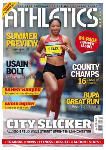 AW – Athletics Weekly Magazine issue AW May 19 2011