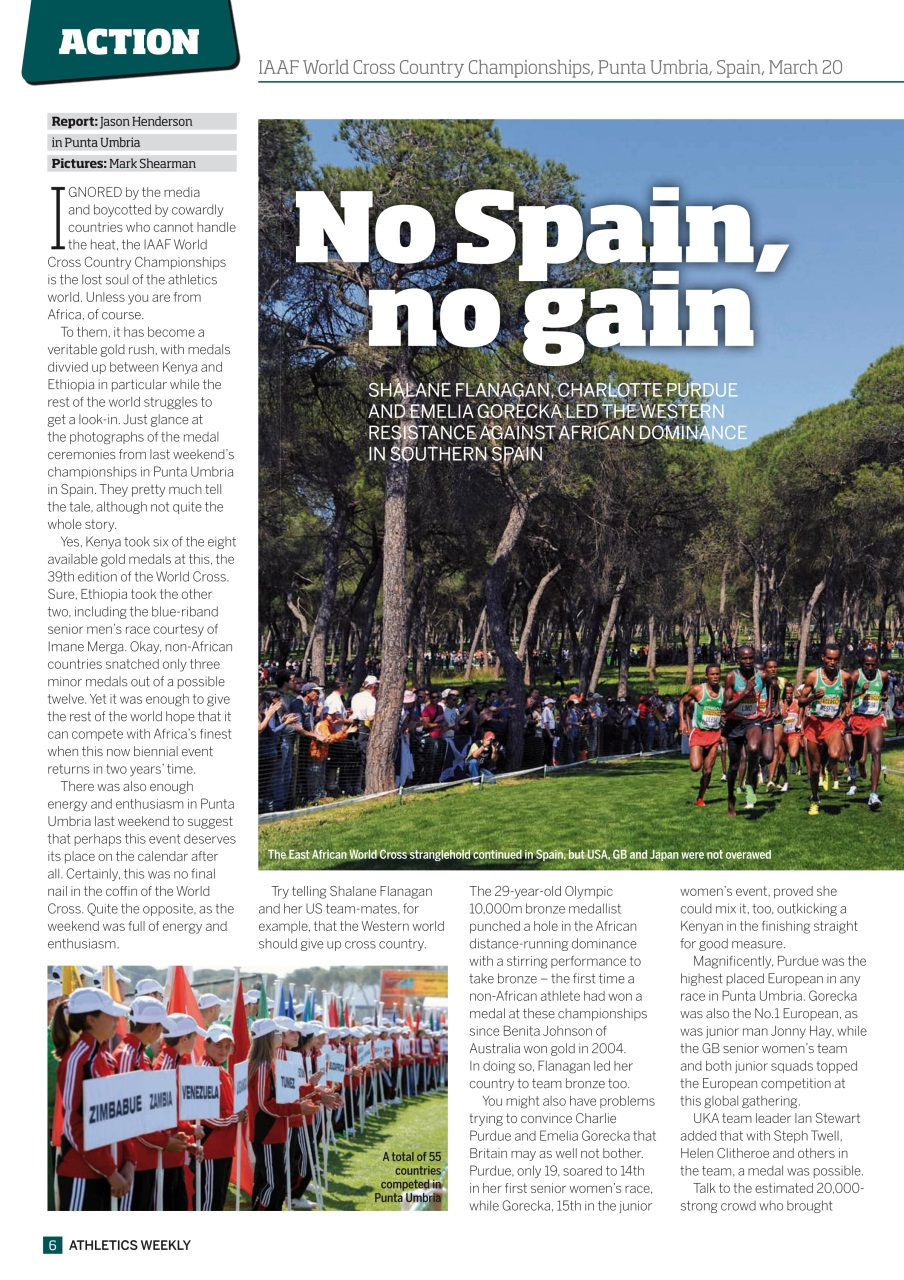 AW – Athletics Weekly Magazine Preview Pages