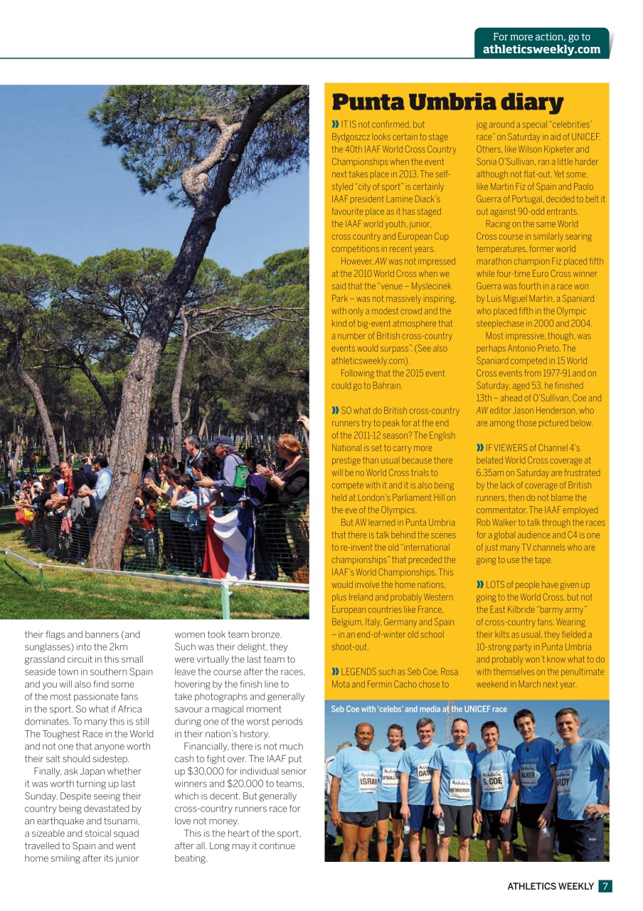 AW – Athletics Weekly Magazine Preview Pages