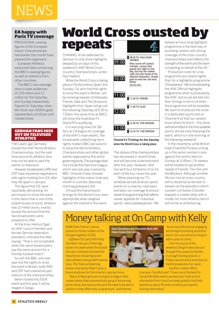 AW – Athletics Weekly Magazine Preview Pages