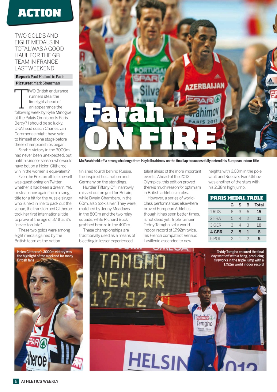 AW – Athletics Weekly Magazine Preview Pages