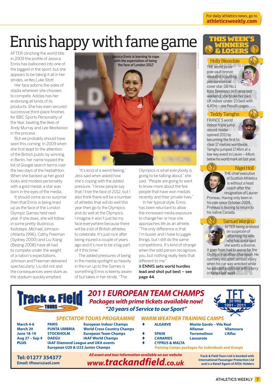 AW – Athletics Weekly Magazine Preview Pages