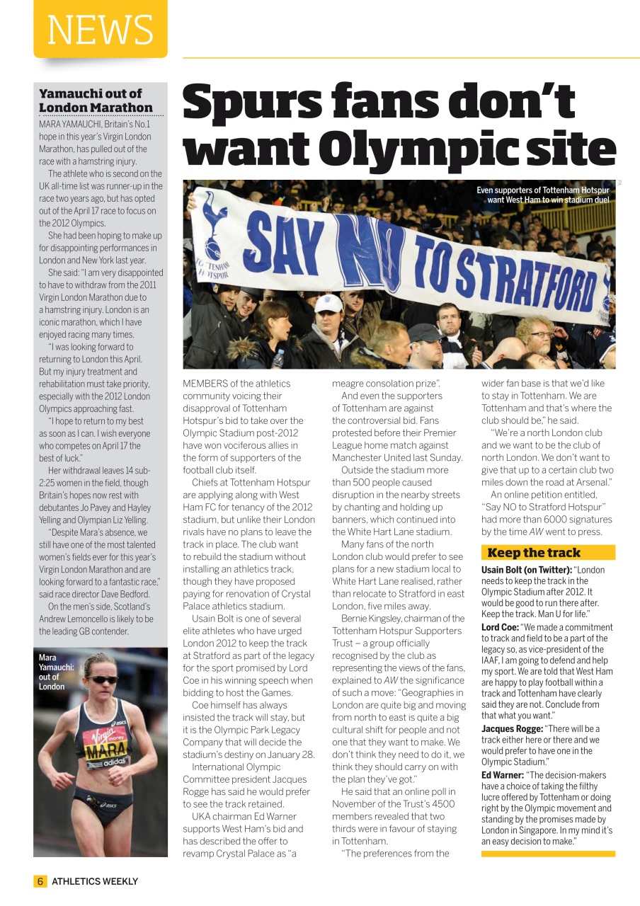 AW – Athletics Weekly Magazine Preview Pages