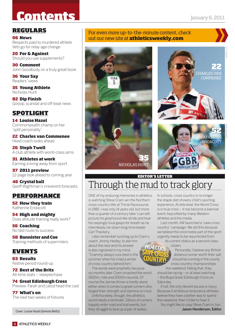 AW – Athletics Weekly Magazine Preview Pages