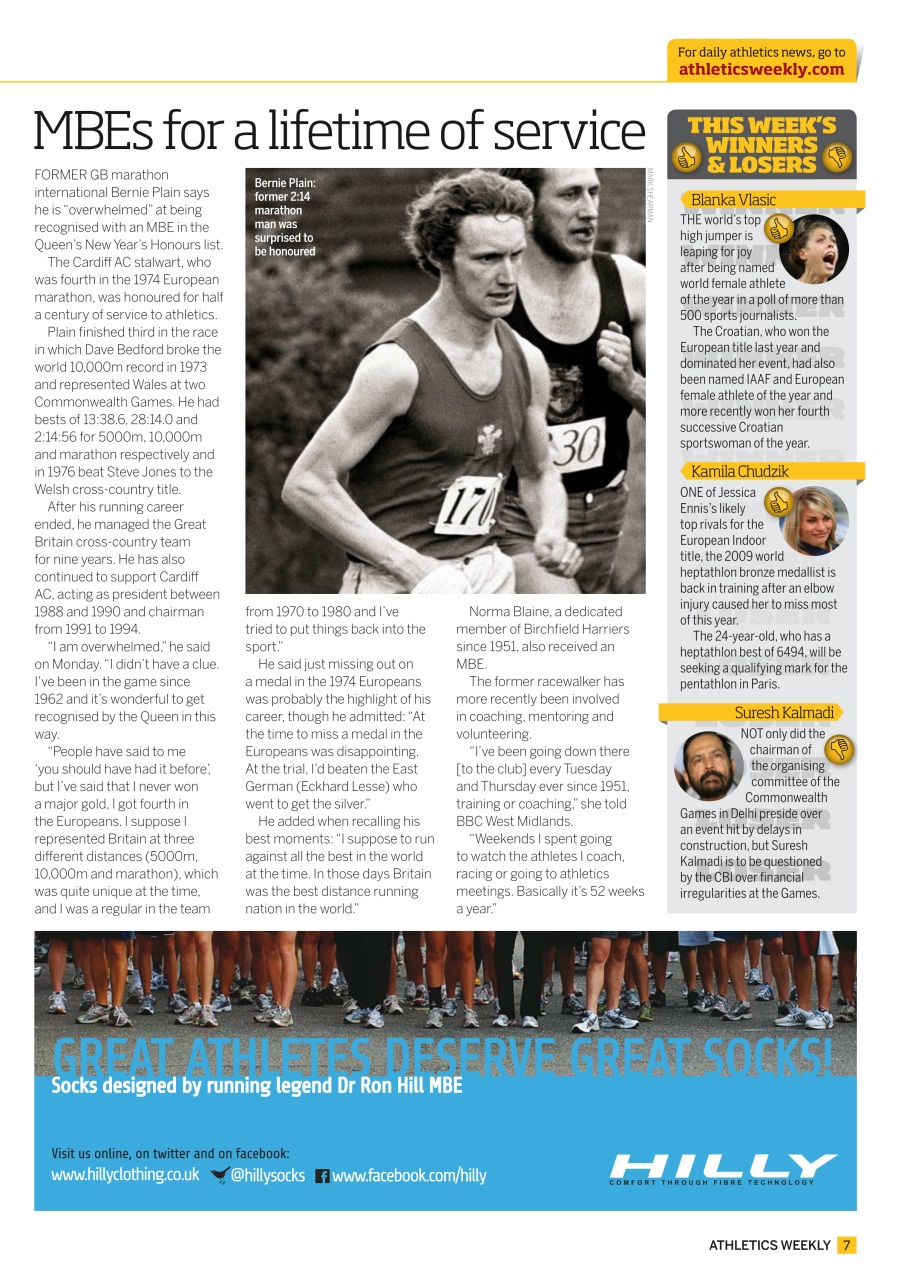 AW – Athletics Weekly Magazine Preview Pages