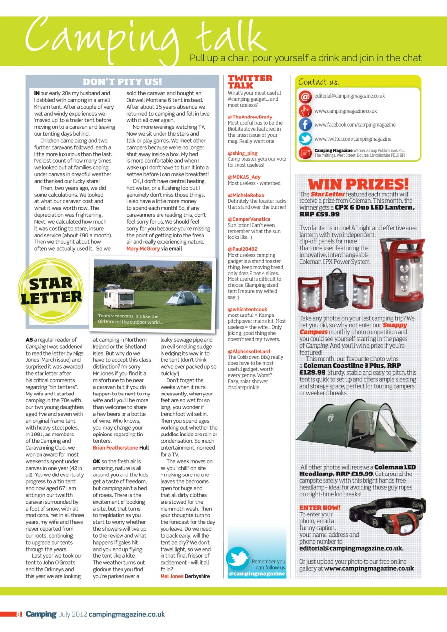 Camping Preview Pages