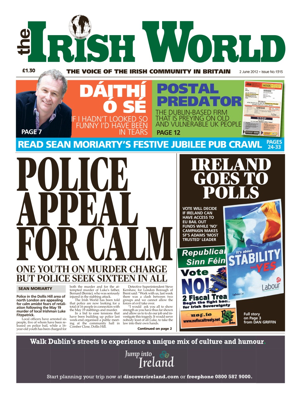 Irish World Preview Pages