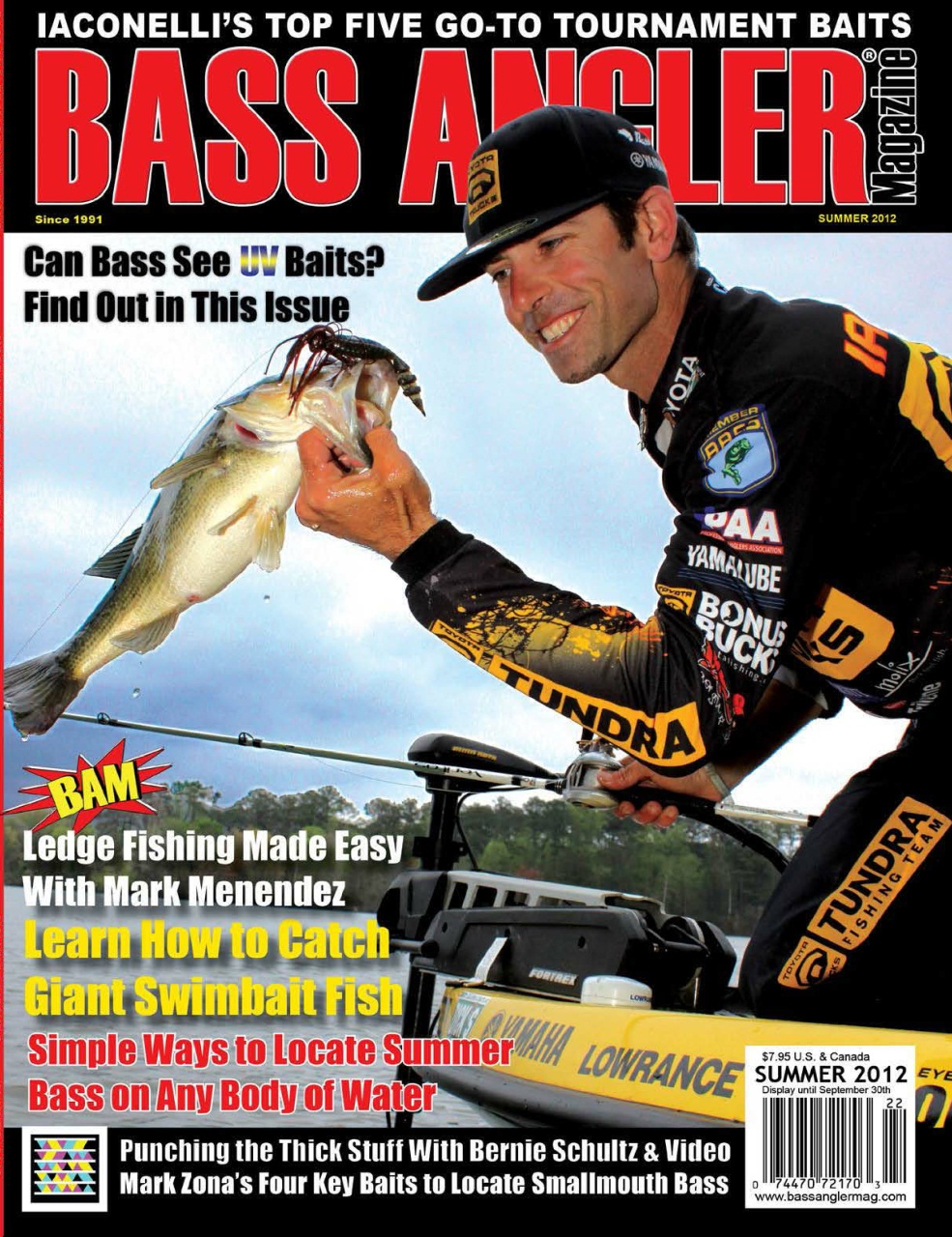 BASS ANGLER MAGAZINE Preview Pages