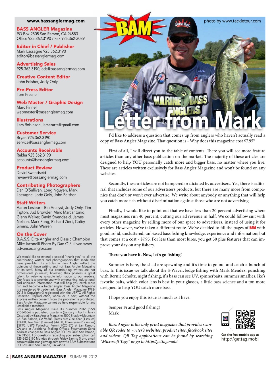 BASS ANGLER MAGAZINE Preview Pages