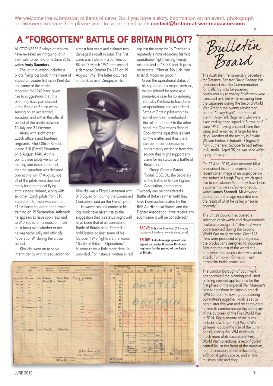Britain at War Magazine Preview Pages