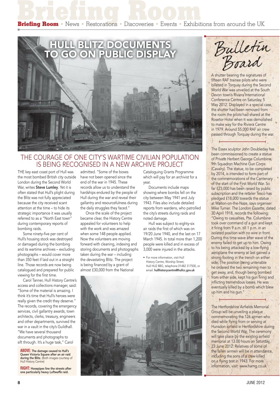 Britain at War Magazine Preview Pages