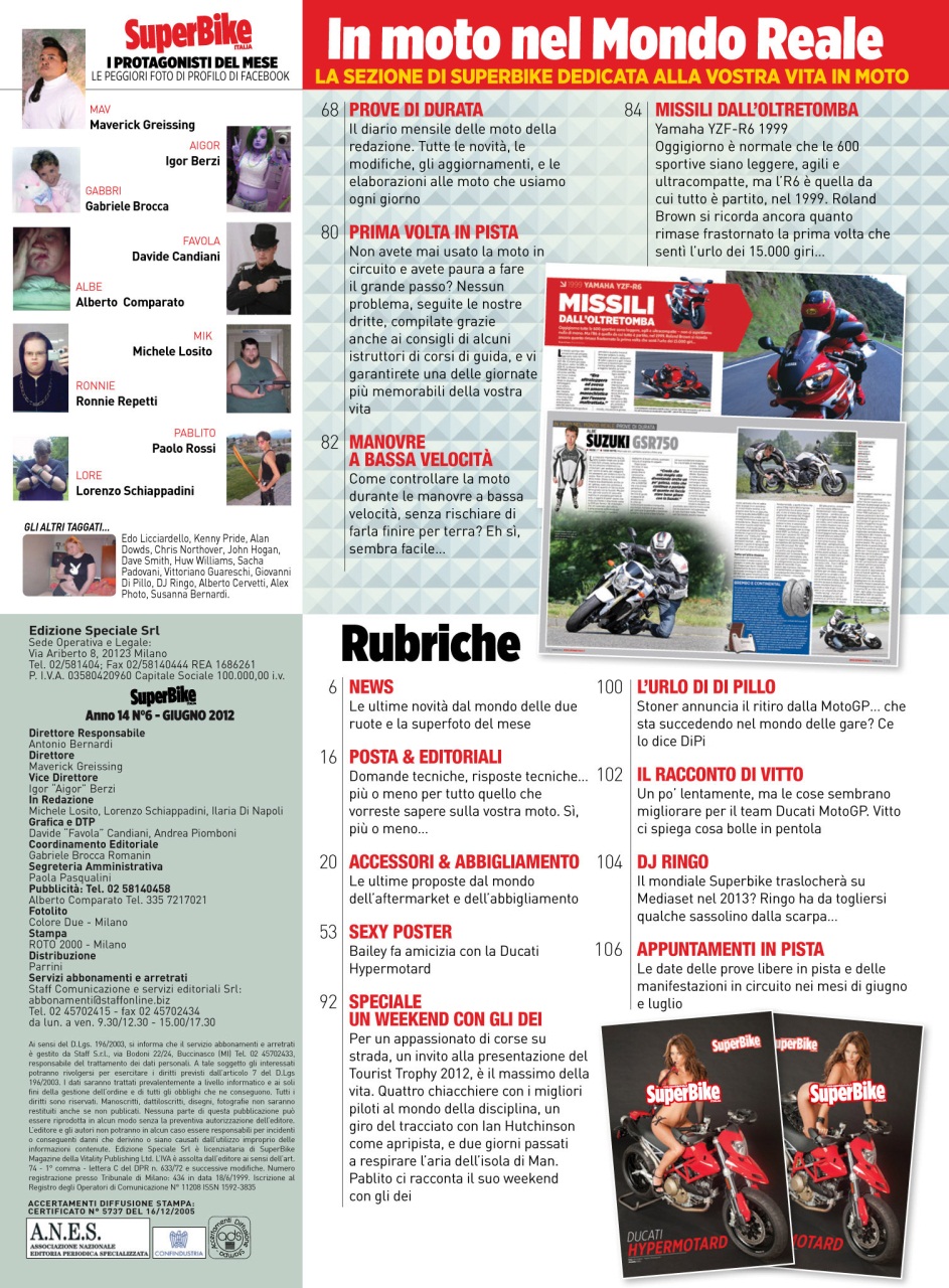 Superbike Italia Preview Pages