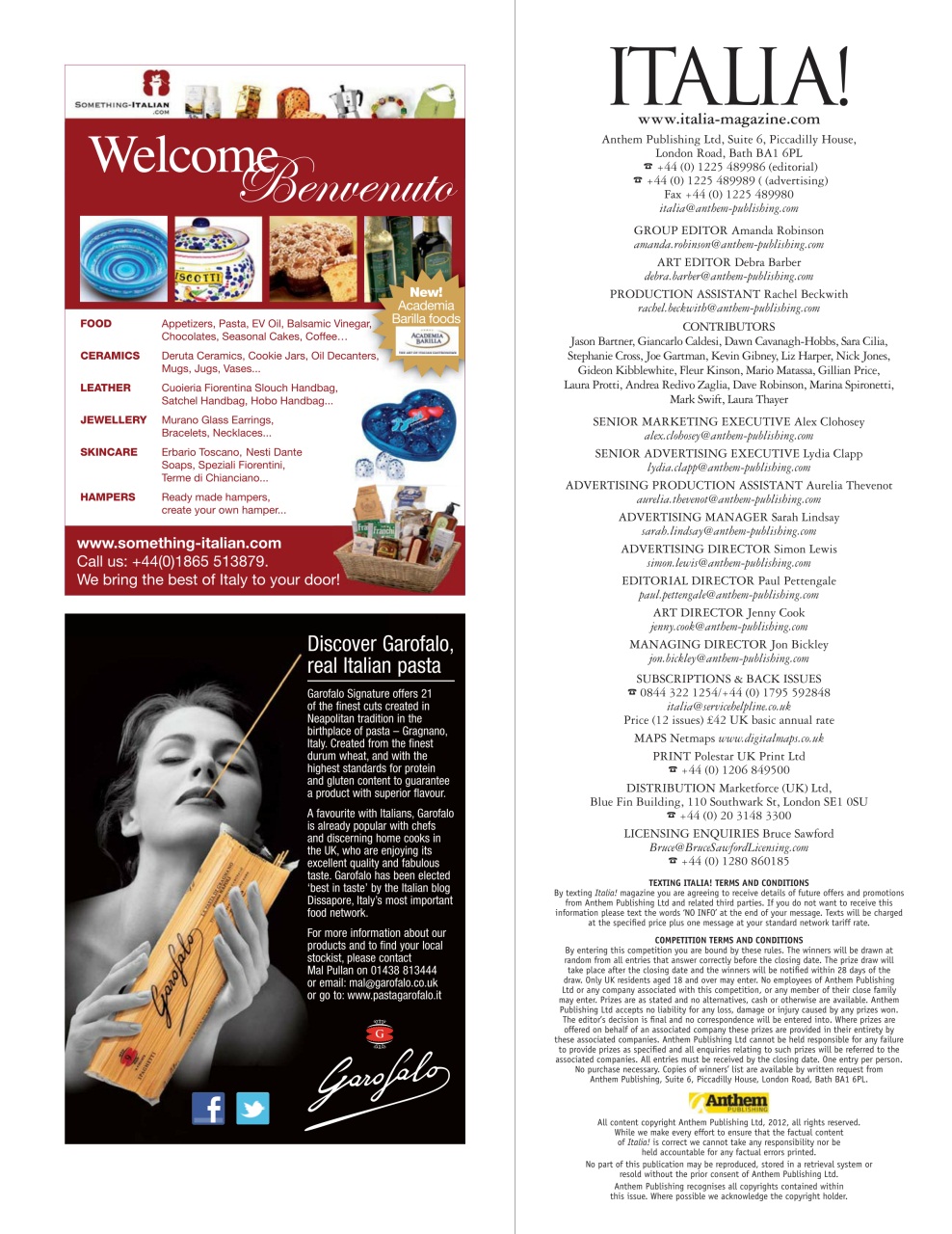 Italia! Preview Pages