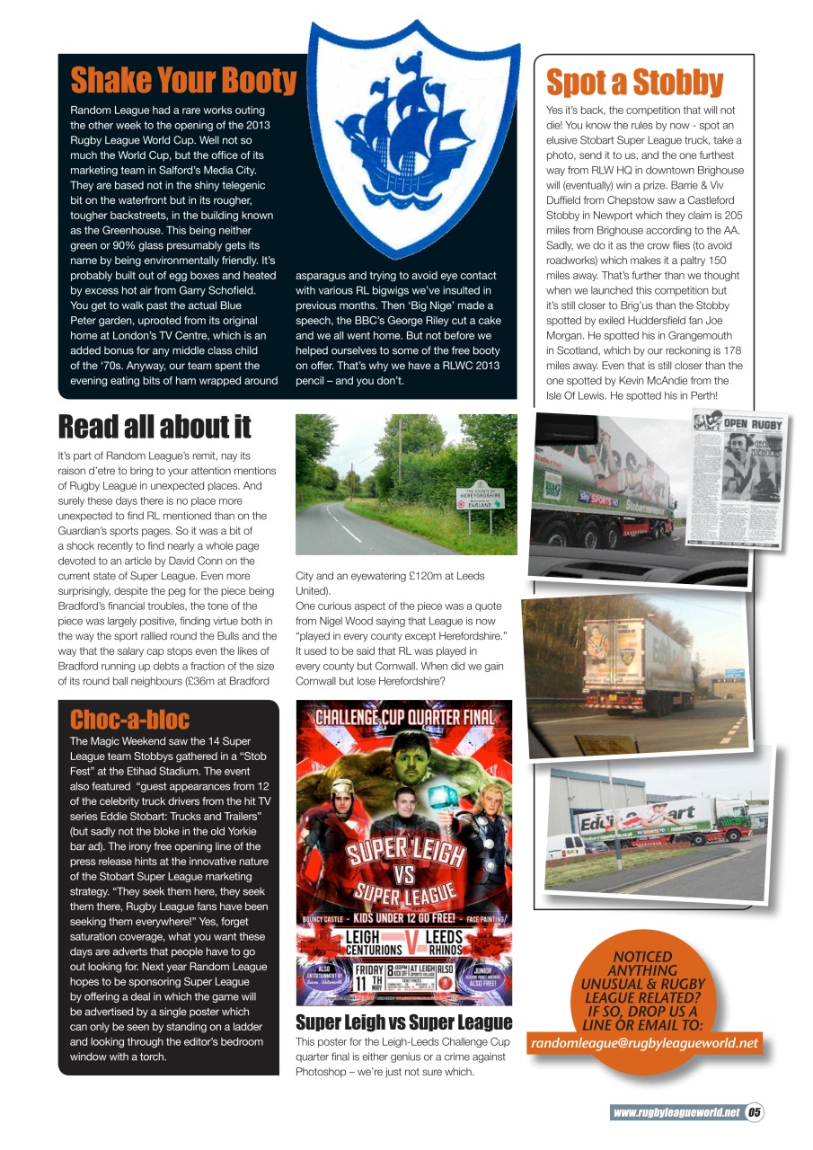 Rugby League World Preview Pages