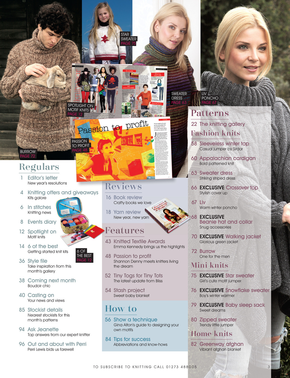 Knitting Preview Pages