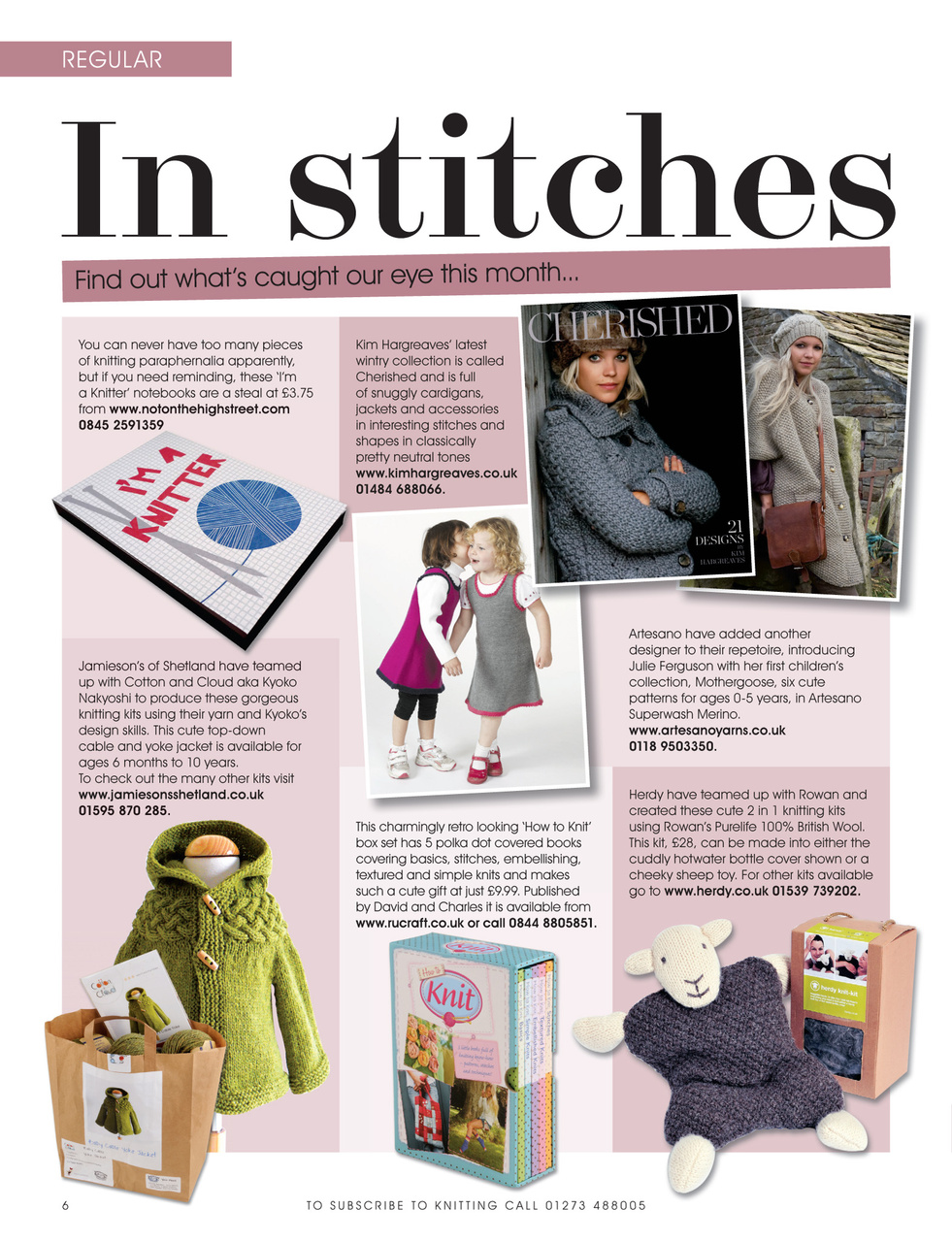 Knitting Preview Pages