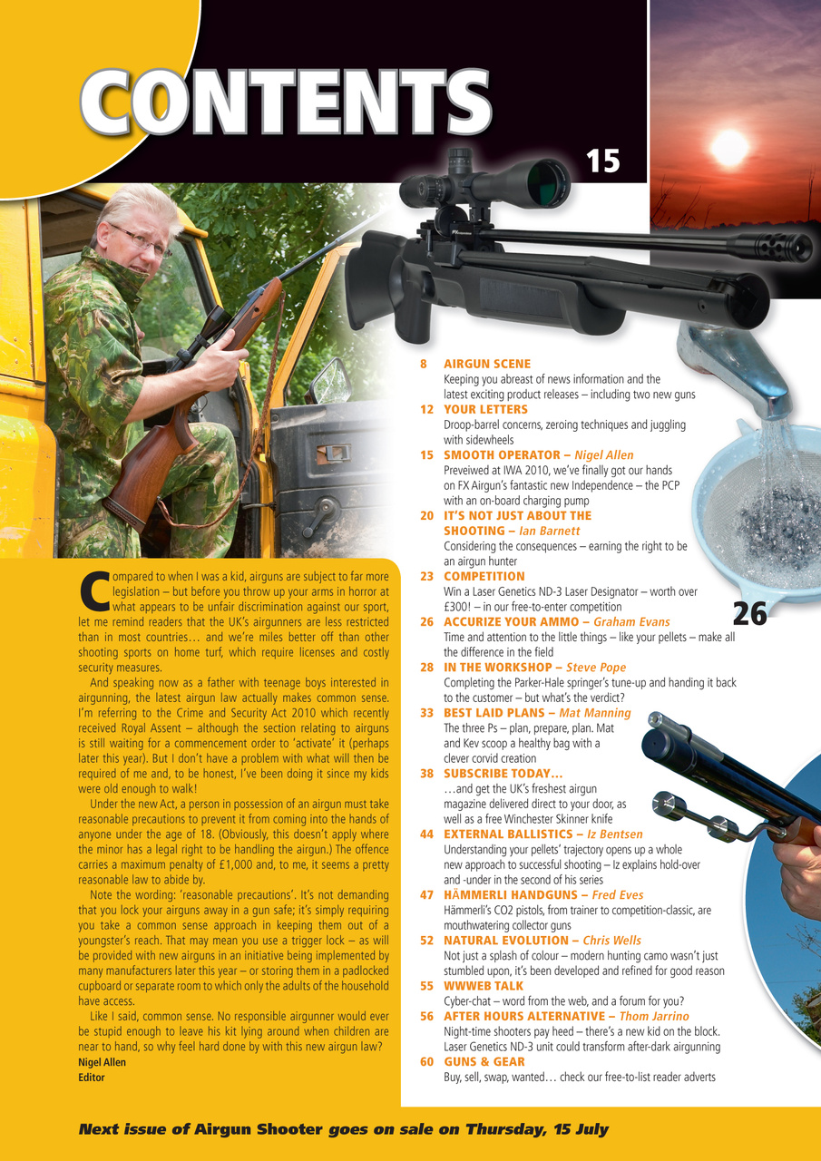 Airgun Shooter Preview Pages