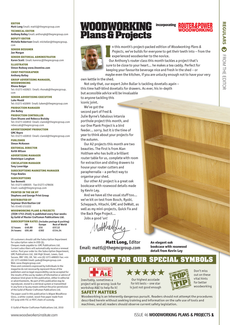 Woodworking Crafts Magazine Preview Pages