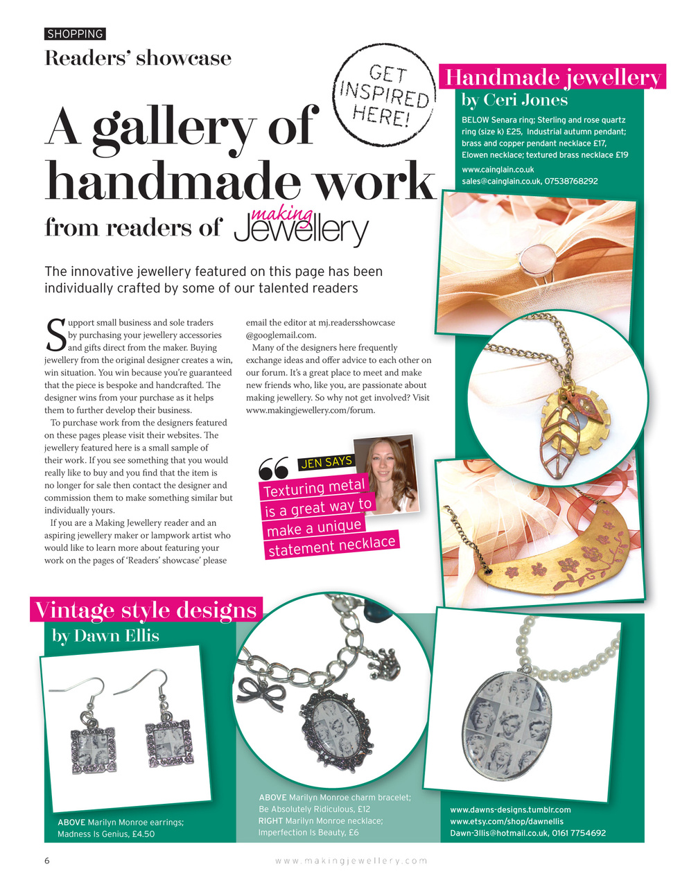 Making Jewellery Preview Pages