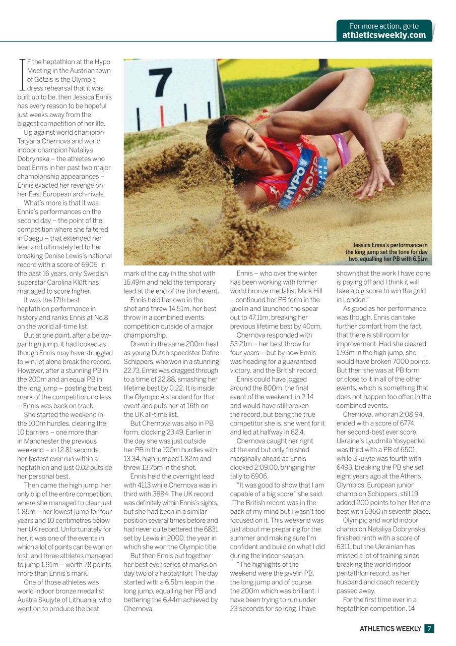 AW – Athletics Weekly Magazine Preview Pages
