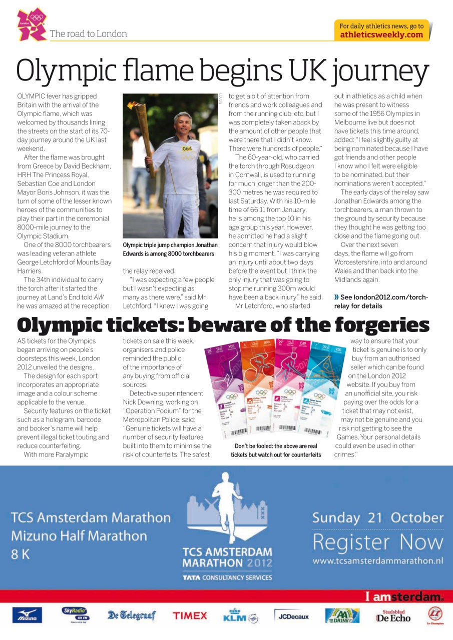AW – Athletics Weekly Magazine Preview Pages
