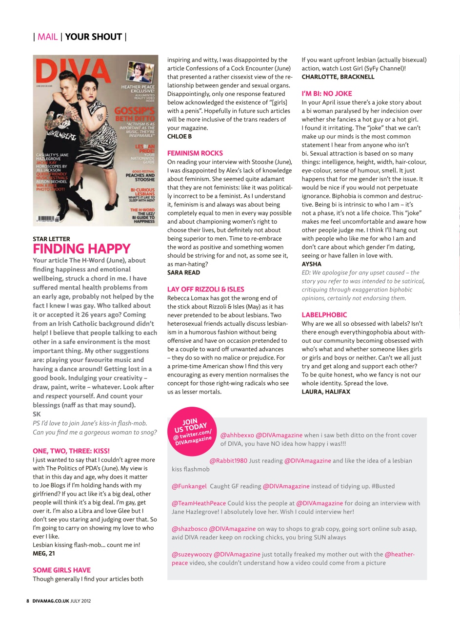 DIVA Magazine Preview Pages