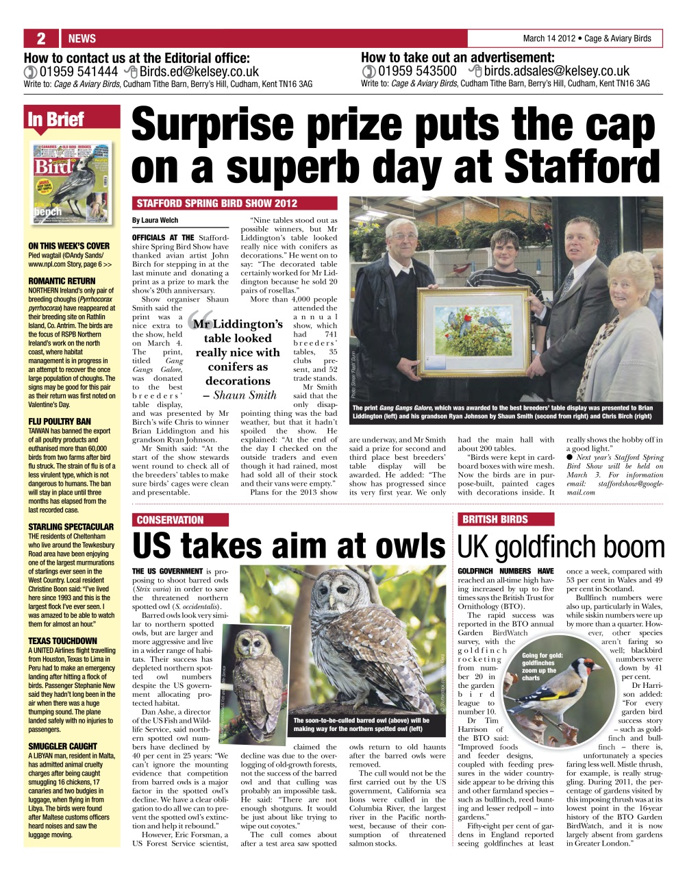 Cage & Aviary Birds Preview Pages