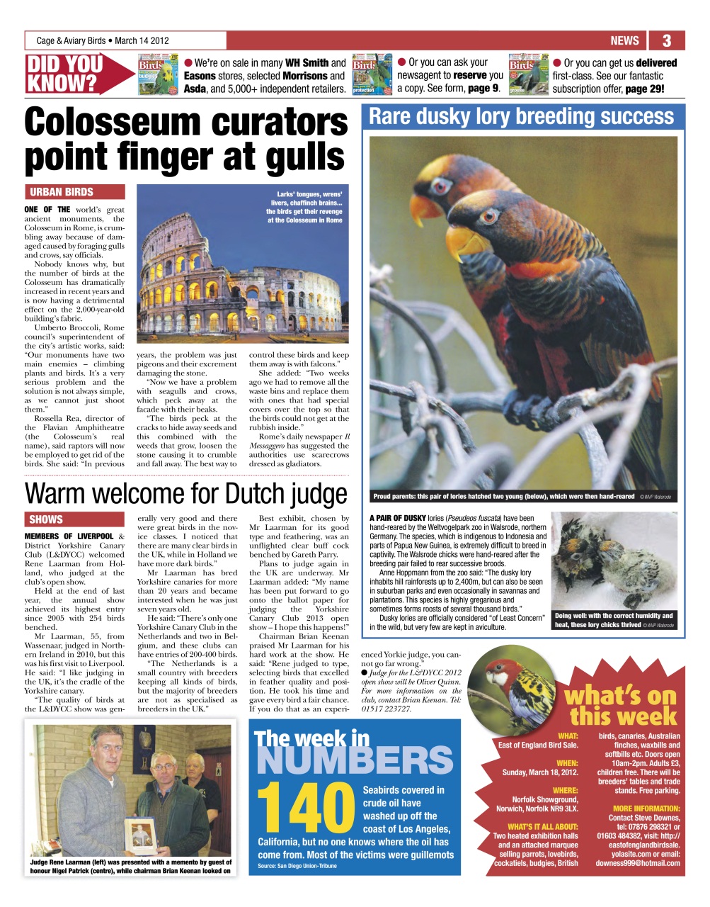 Cage & Aviary Birds Preview Pages