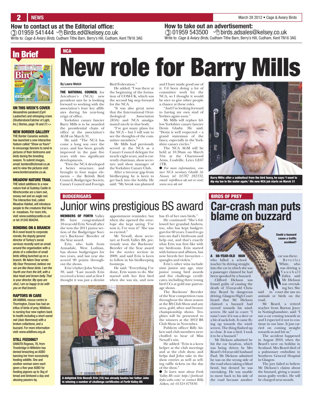 Cage & Aviary Birds Preview Pages