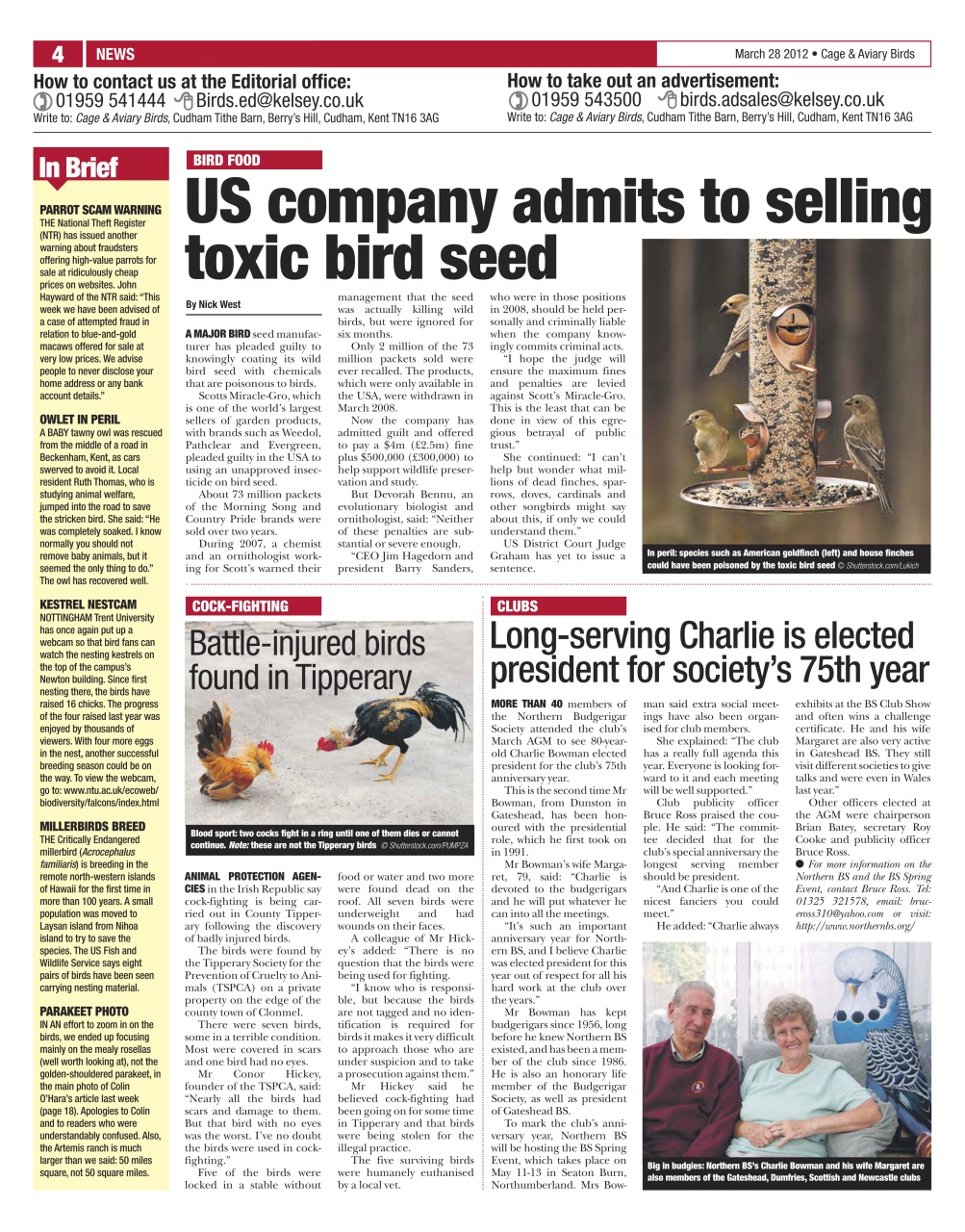 Cage & Aviary Birds Preview Pages