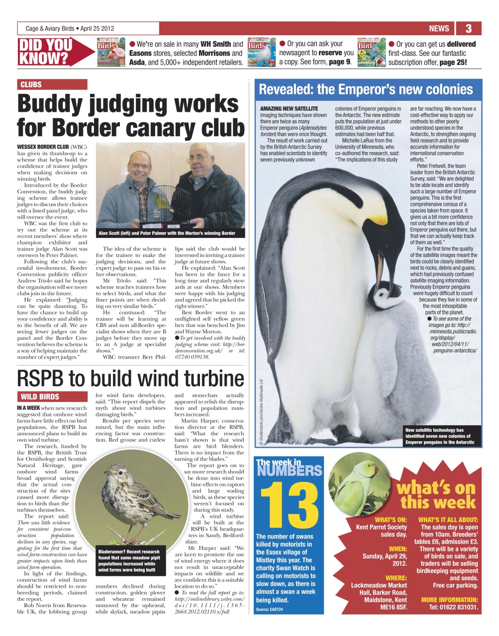 Cage & Aviary Birds Preview Pages