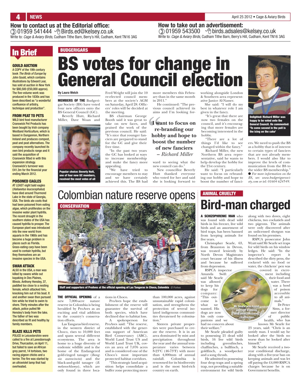 Cage & Aviary Birds Preview Pages